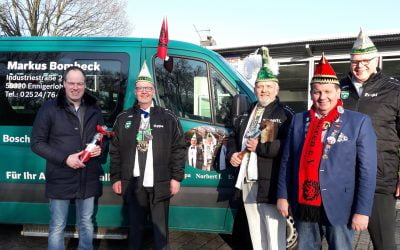 Prinz besucht Autohaus Bombeck