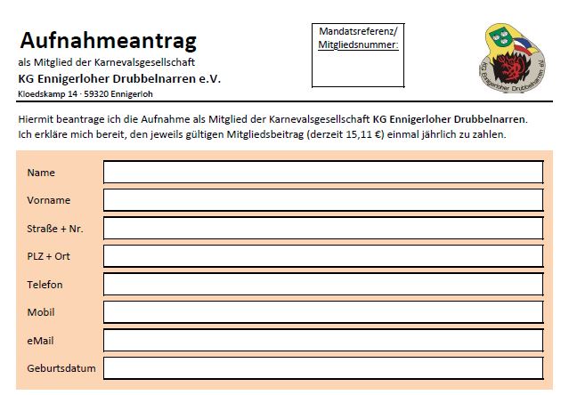 Werden Sie Mitglied!